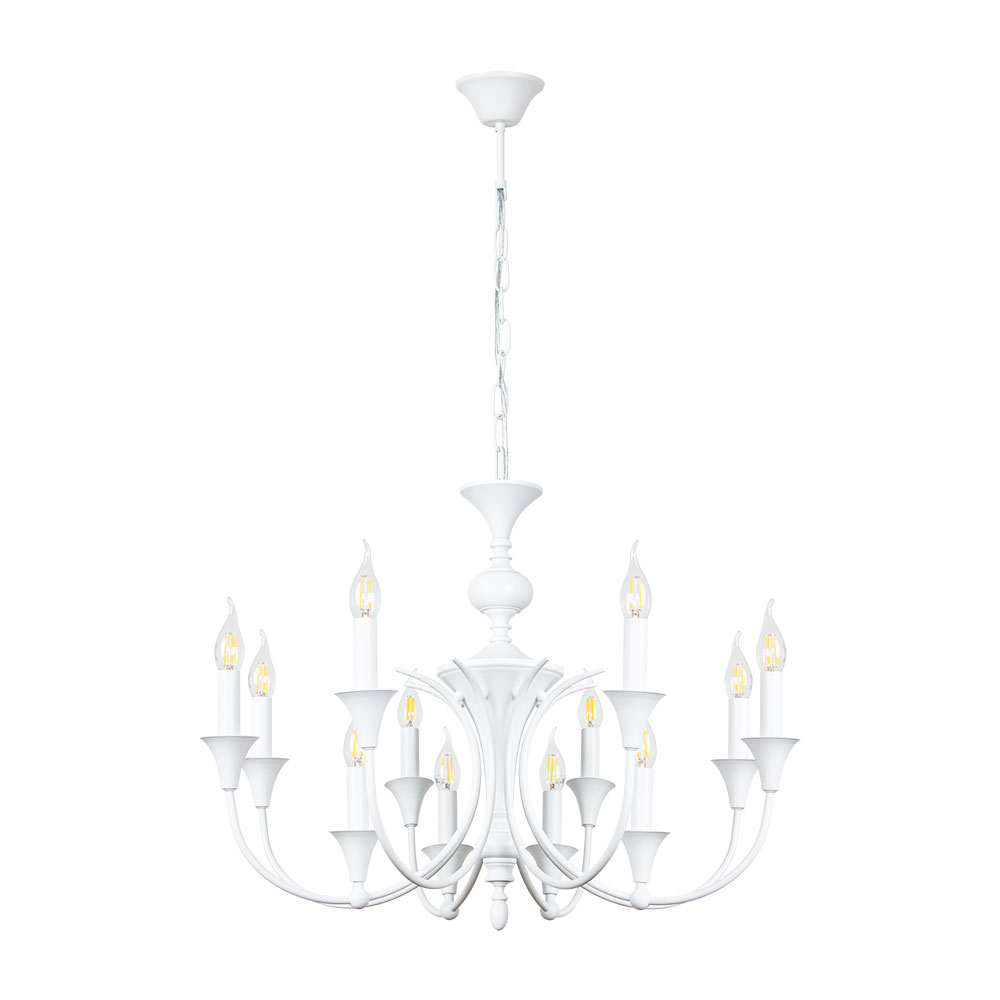 Подвесная люстра Arte Lamp COLLINETTA A4094LM-12WH в строительном магазине