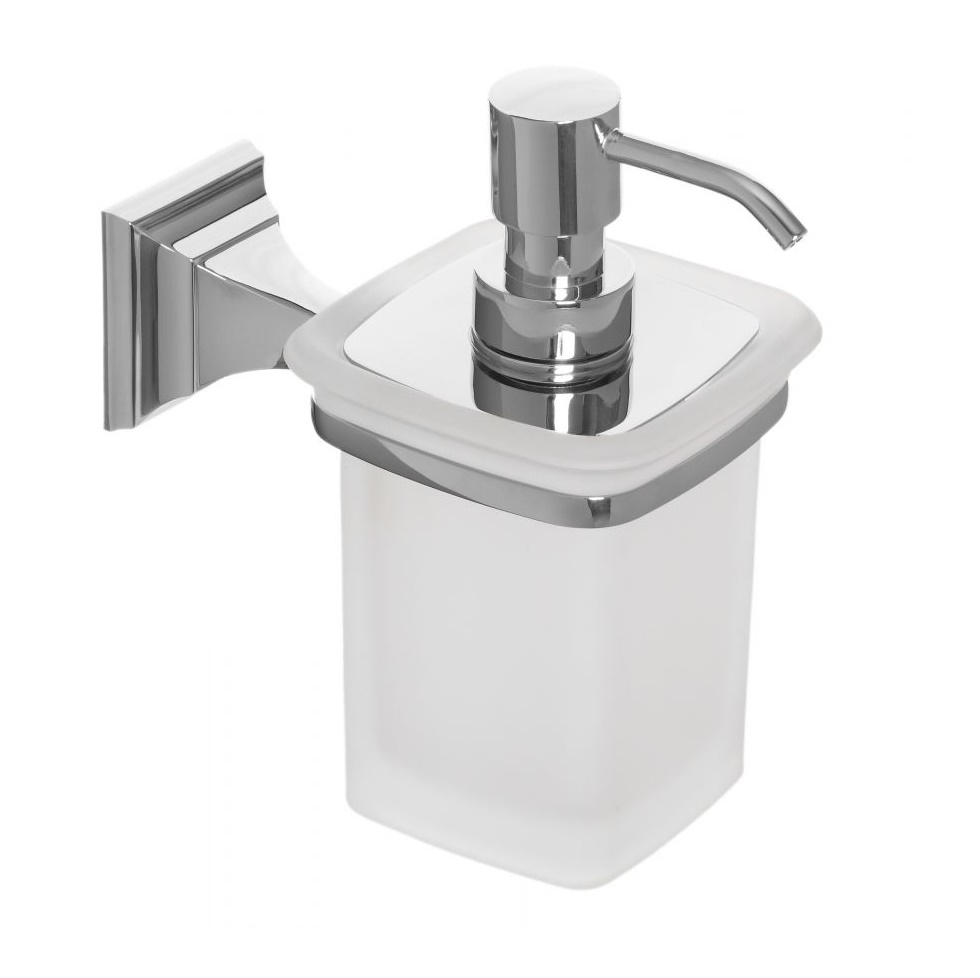 Дозатор жидкого мыла ART&MAX ZOE AM-G-6832-BiZOE подвесной, белый в строительном магазине