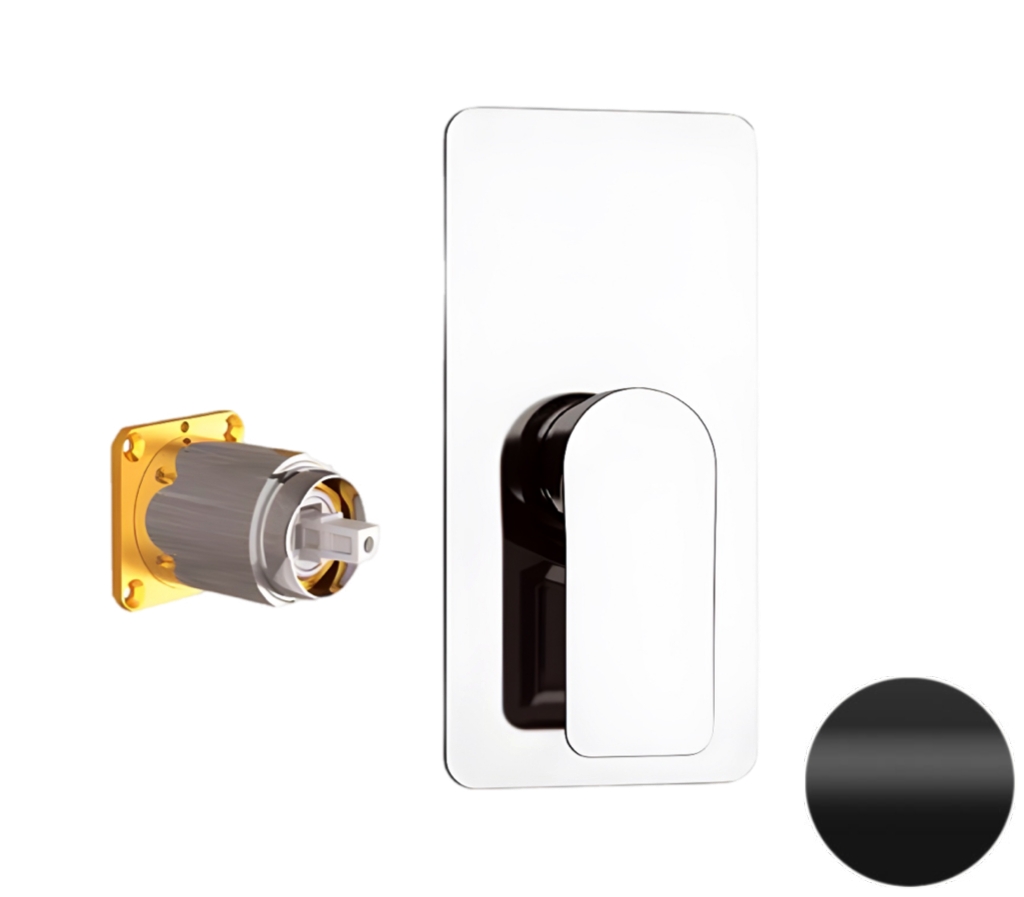 Смеситель для душа Remer Infinity I30KBNO, черный матовый в строительном магазине