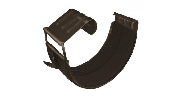 Соединитель желоба D 150 мм, Grand Line RR32 темно-коричневый 150х100