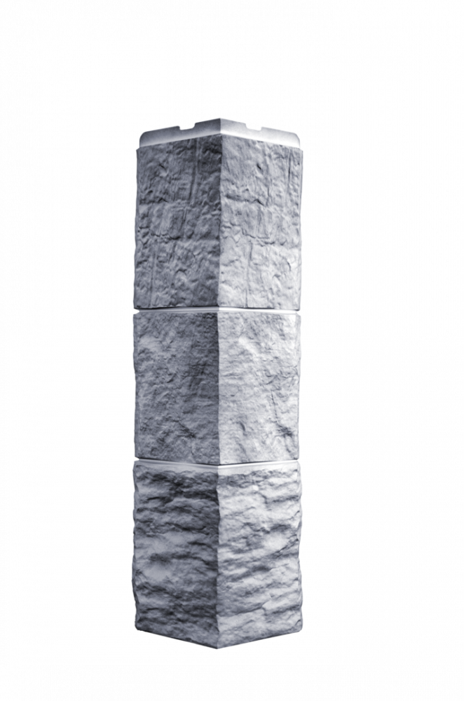 Угол наружный FineBer Блок Дачный Светло-серый