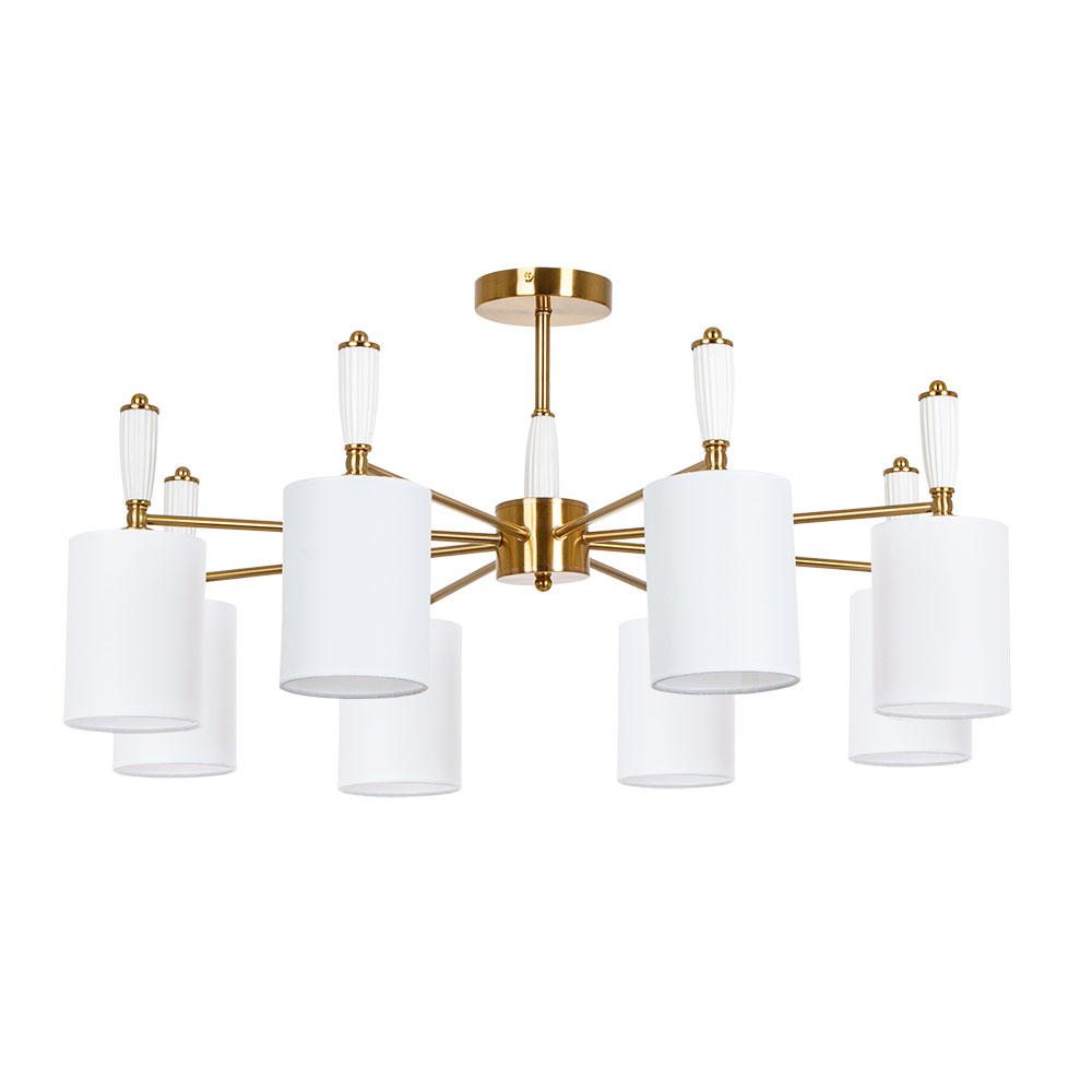 Люстра на штанге Arte Lamp WAVERLEY A4102PL-8PB в строительном магазине