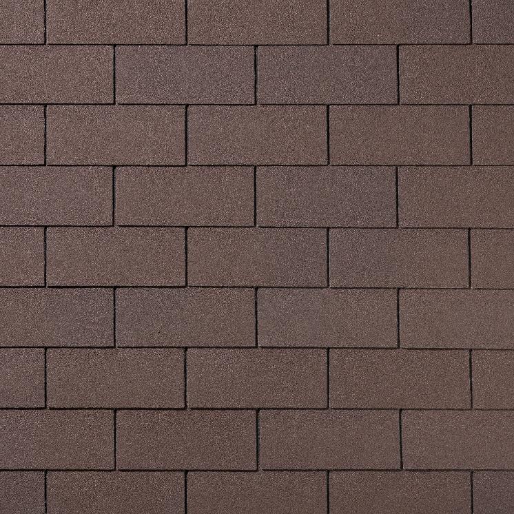 Гибкая черепица Quiet Tile Brick Коричневый