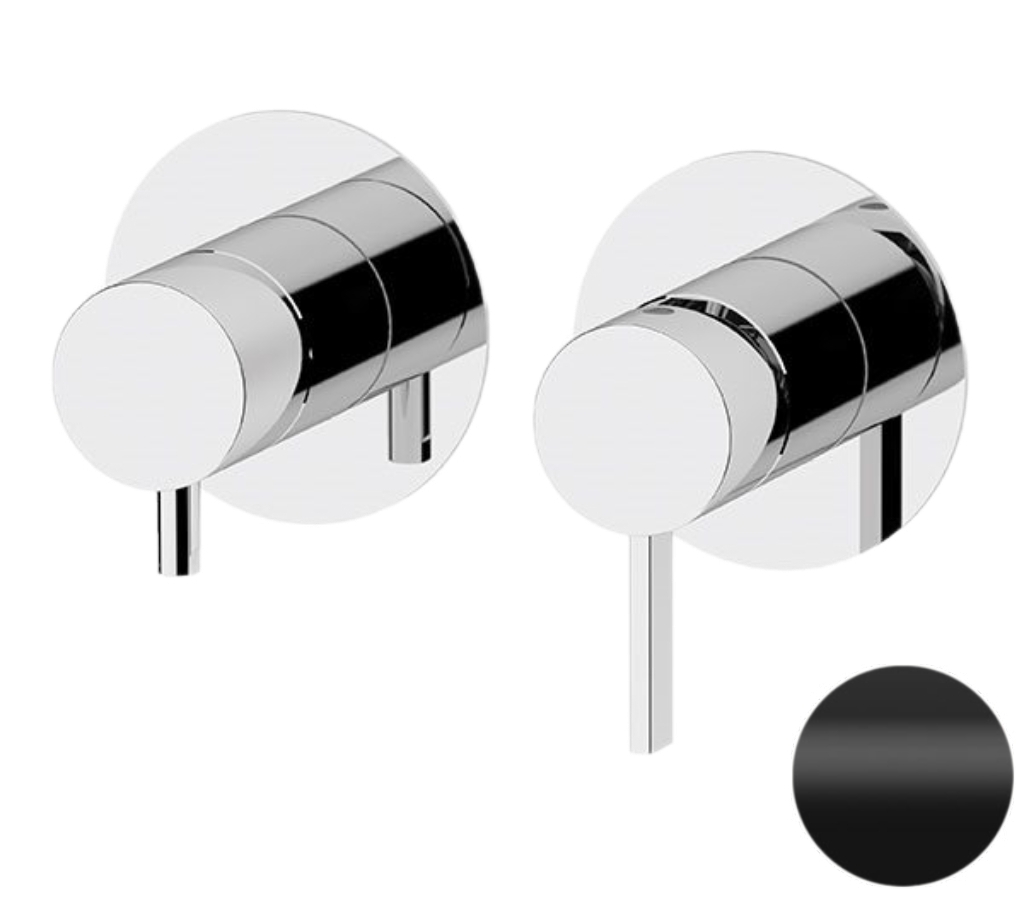 Смеситель для душа Remer Metrica MC92ZPNO, черный матовый в строительном магазине