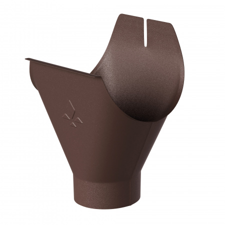 Воронка желоба Aquasystem Pural Matt RAL 8017 (Коричневый) 90/125