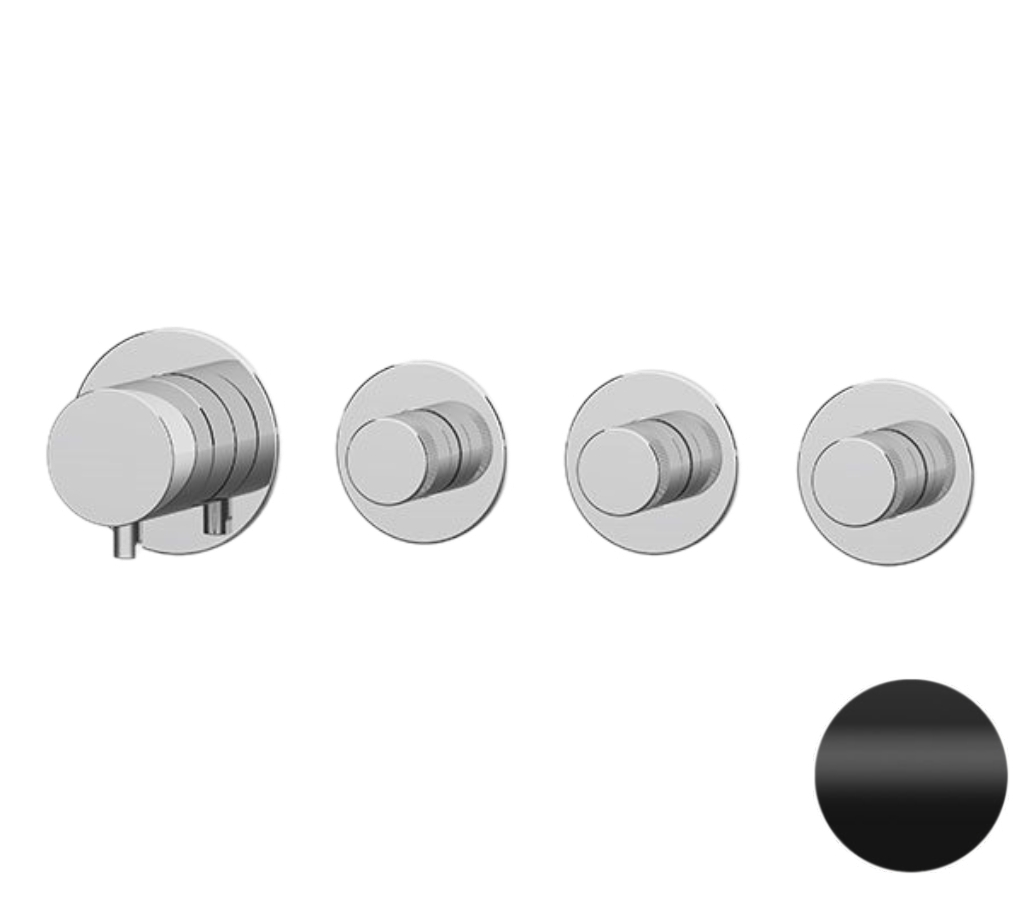 Смеситель для душа Remer X Style N98D3PNO, черный матовый в строительном магазине