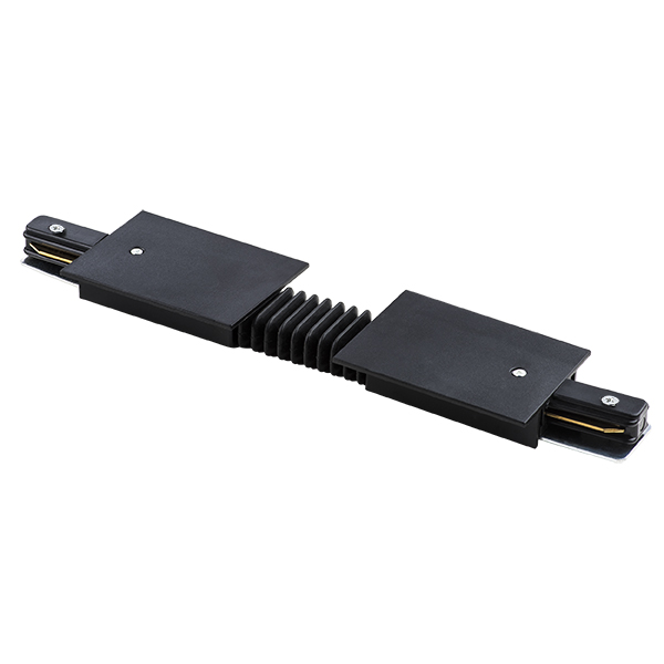 501157 Соединитель д/встраиваемых треков однофазный BARRA регулируемый гибкий ЧЕРНЫЙ в строительном магазине