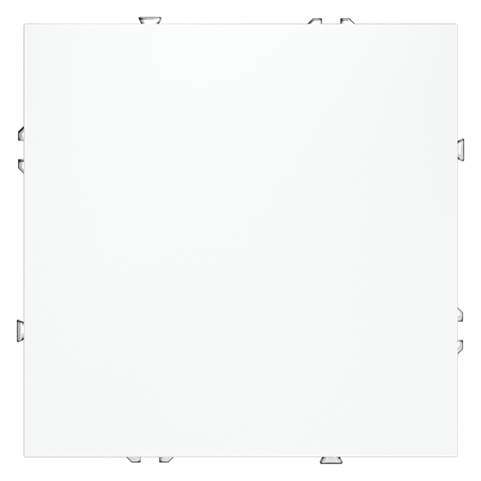 Заглушка VOLTUM S70 с суппортом, (белый матовый) в строительном магазине