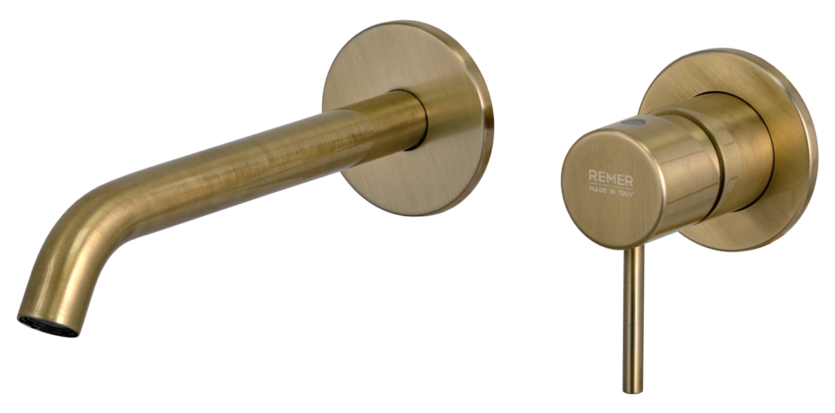 Смеситель для раковины Remer X Style X15PVO, состаренная латунь в строительном магазине