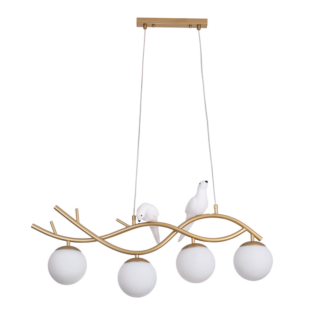 Подвесная люстра Arte Lamp ELTANIN A3422SP-4GO в строительном магазине
