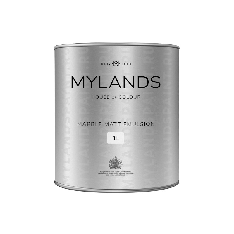 Краска интерьерная Mylands Marble Matt Emulsion матовая мраморная акриловая 5л в строительном магазине