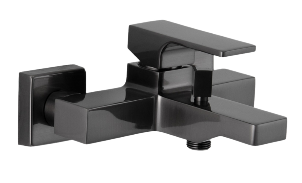 Смеситель для ванны Remer Absolute AU02CFP, черный брашированный хром в строительном магазине