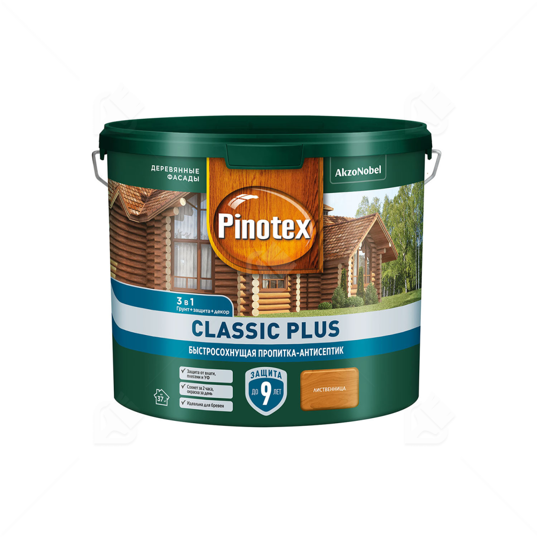 Пропитка Pinotex Classic Plus 3в1 лиственница 2,5 л.