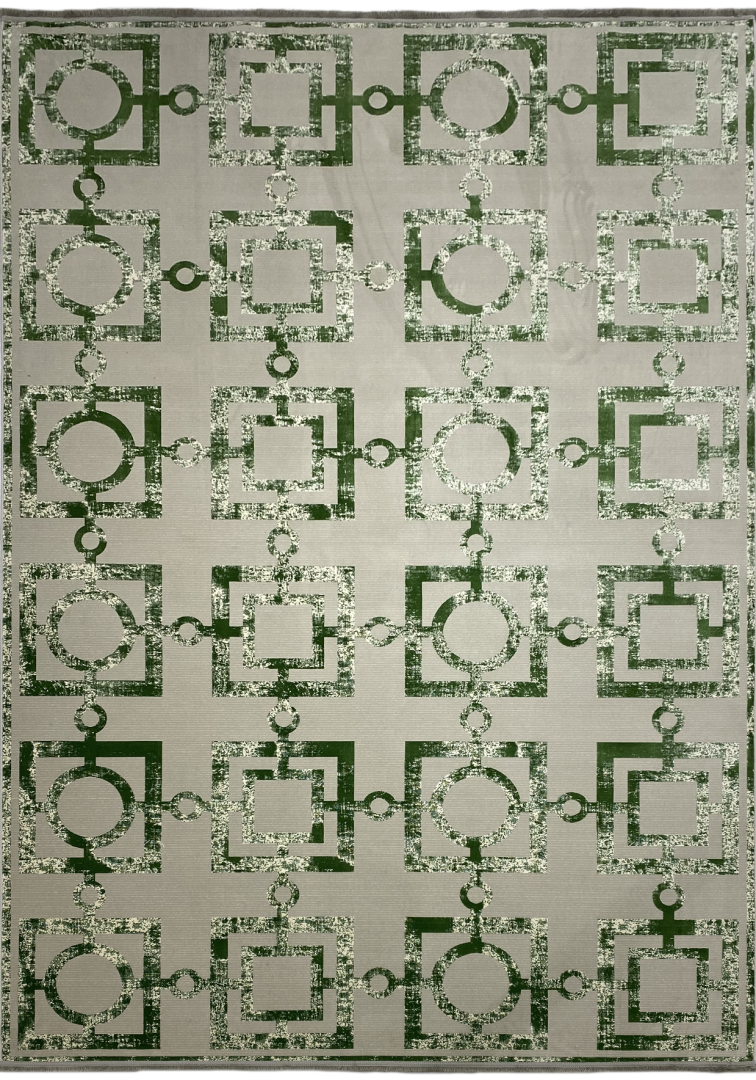 Ковер MONACO 1699 SILVER GRAY/GREEN в строительном магазине