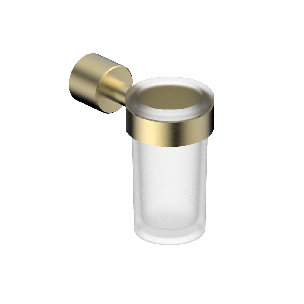Стакан для зубных щеток с держателем ABBER Osten 316 AA1861BG брашированное светлое золото в строительном магазине