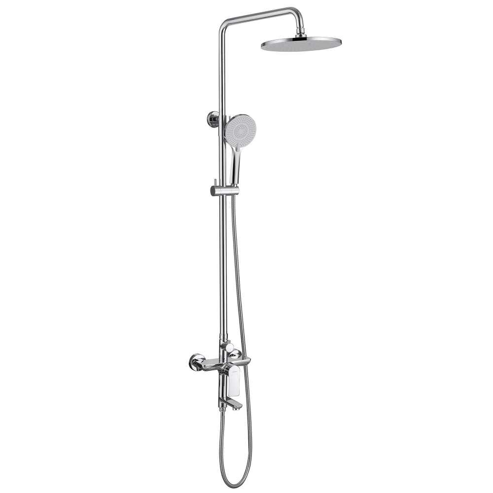 Душевая стойка ABBER Weiss Insel AF8016N с изливом, хром в строительном магазине