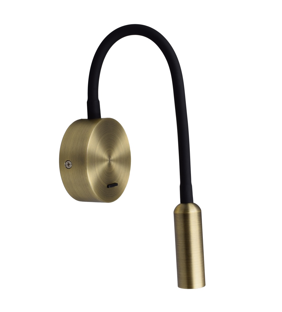 200431 Бра OMEGA LED 3W 277LM COB G БРОНЗА 3000K в строительном магазине