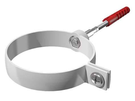 Хомут трубы универсальный L=140мм ТехноНиколь белый