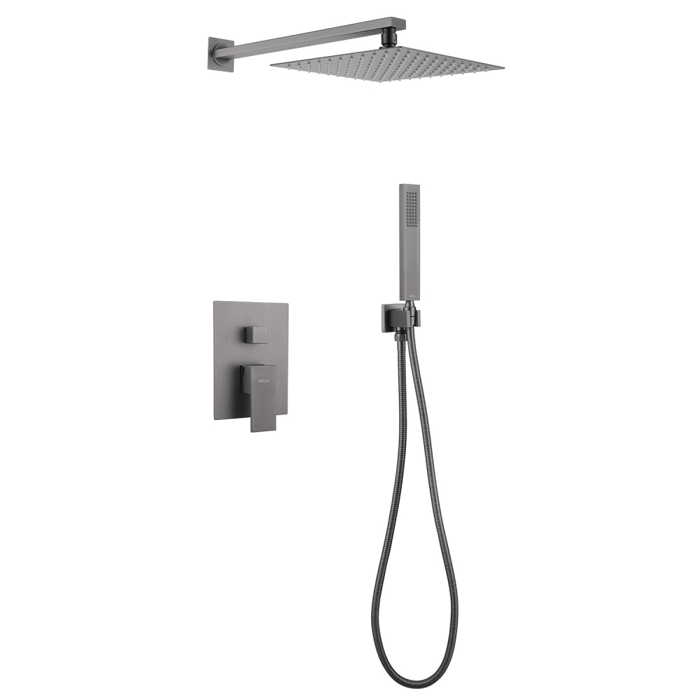 Душевая система ABBER Daheim AF8219NG скрытого монтажа без излива, никель в строительном магазине