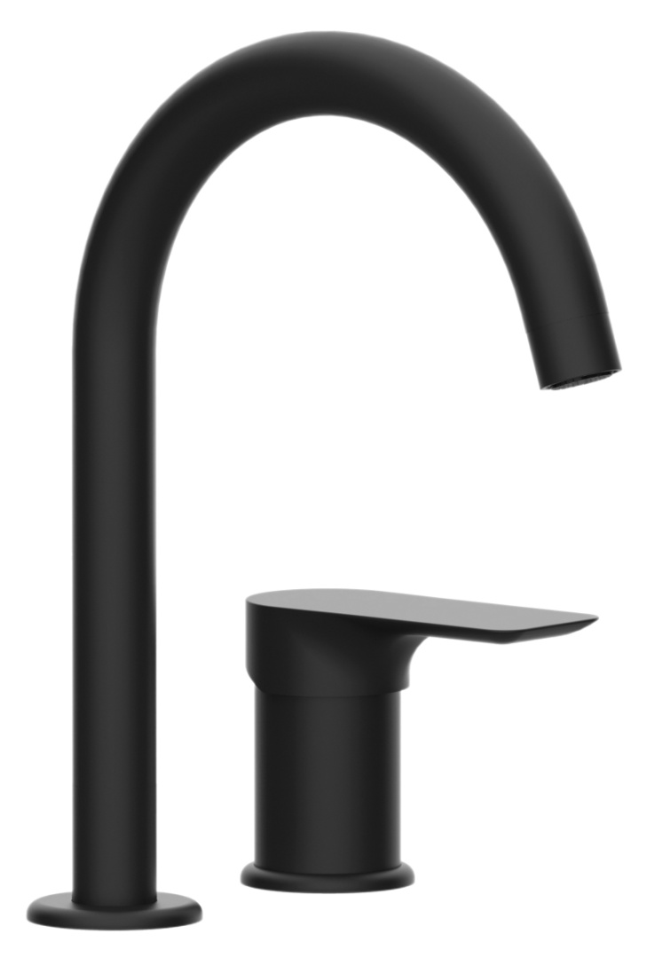 Смеситель для раковины Remer Infinity I57NO, чёрный матовый в строительном магазине