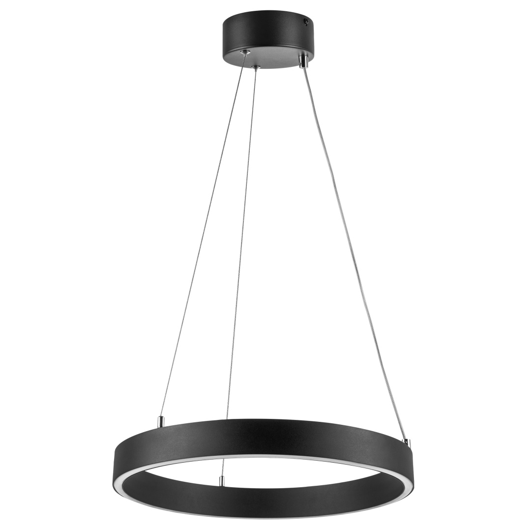 748017 Люстра SATURNO LED 24W 1600LM 70G ЧЕРНЫЙ 3000-6000K в строительном магазине
