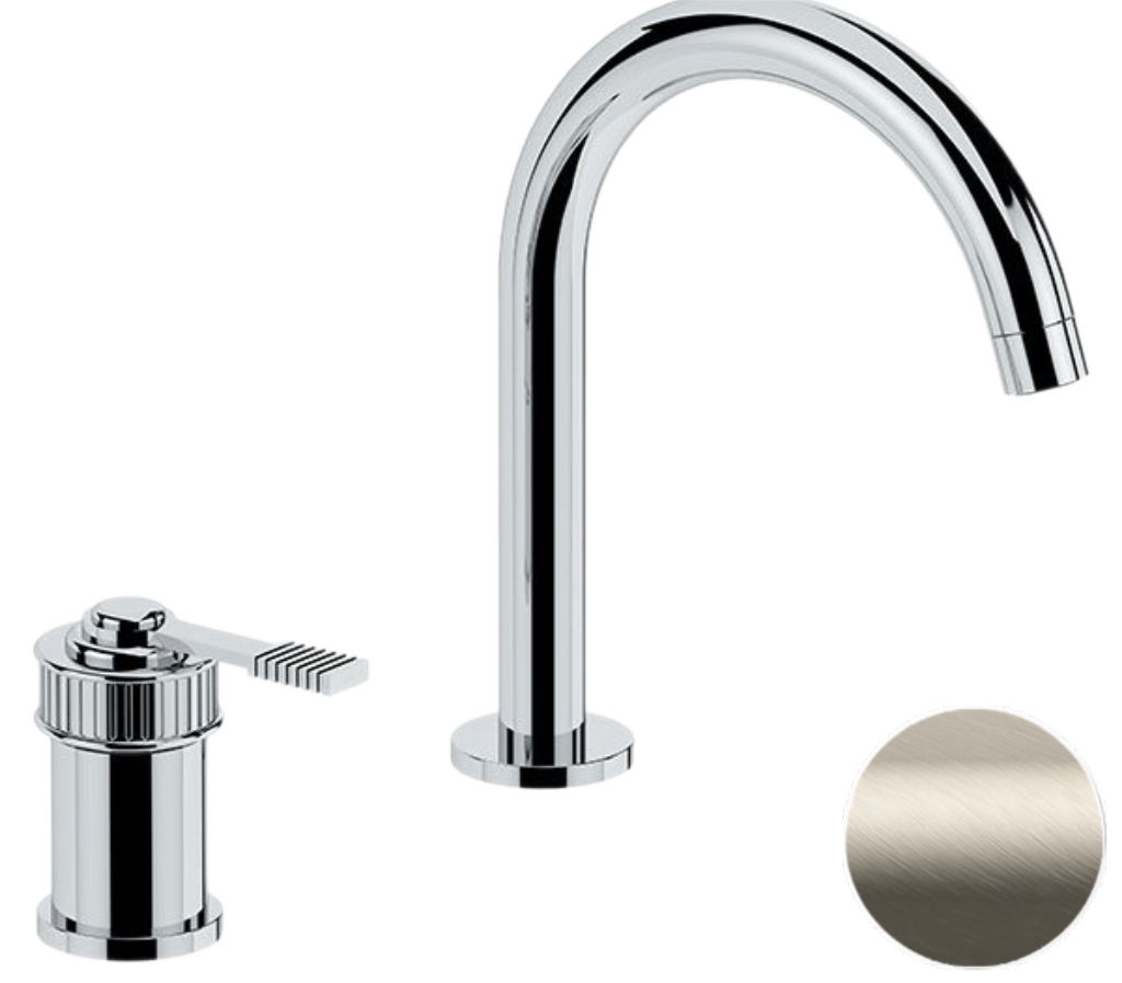 Смеситель для раковины Remer Atelier AL57XV, сталь в строительном магазине