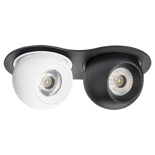 i6276272 Светильник INTERO LED 9W*2 850LM*2 24G ЧЕРНЫЙ/БЕЛЫЙ 3000K (217627+217062+217072) в строительном магазине