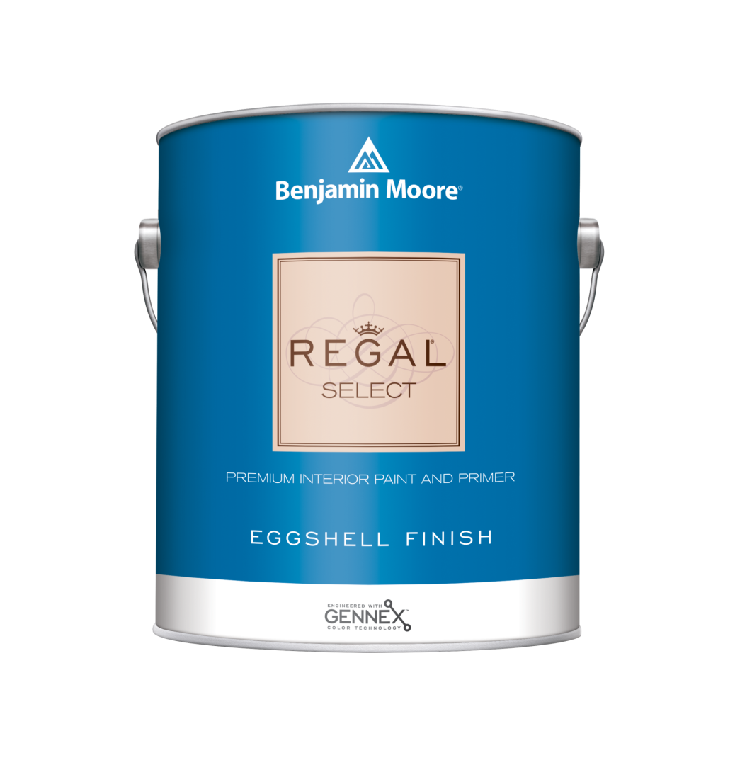 Краска для стен Benjamin Moore (Бенджамин Моор) Regal Select Eggshell с эффектом яичной скорлупы 549 0,9л в строительном магазине