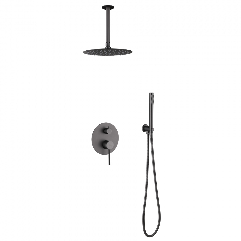 Душевая система ABBER Emotion AF8821NG скрытого монтажа без излива, никель в строительном магазине