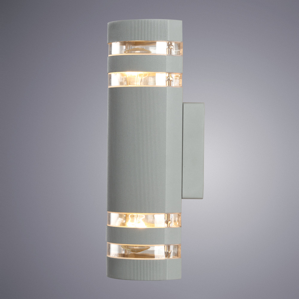 Уличный настенный светильник Arte Lamp METRO GREY A8162AL-2GY в строительном магазине