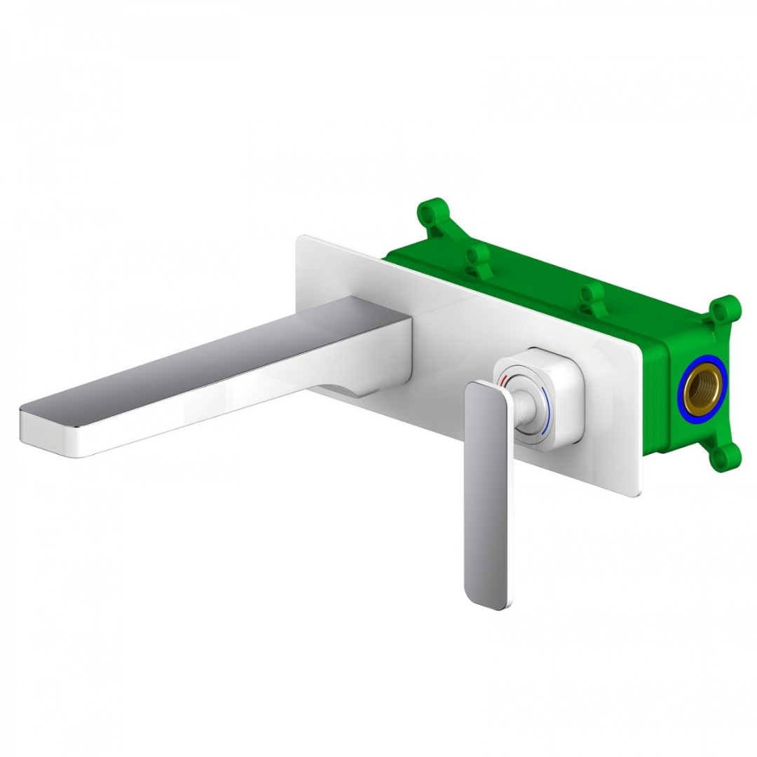 Смеситель для раковины встроенный Timo Torne хром белый (4371/00-16SM) в строительном магазине