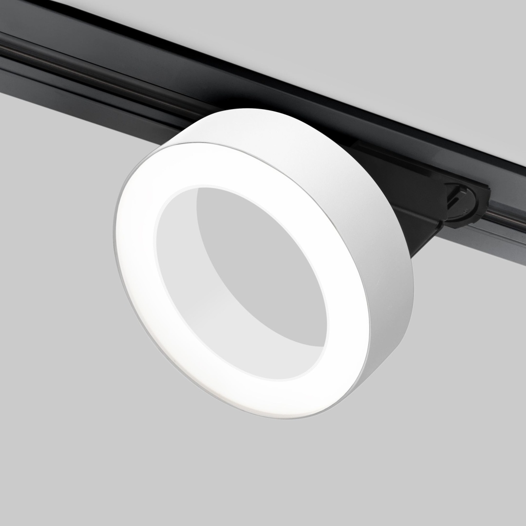 Трековый светодиодный светильник для однофазного шинопровода Spila белый 12W 4200K 85079/01 в строительном магазине