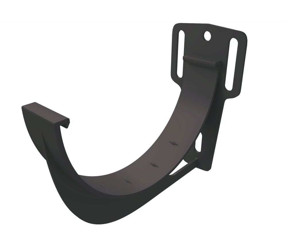 Кронштейн желоба ПВХ Grand Line Стандарт графит