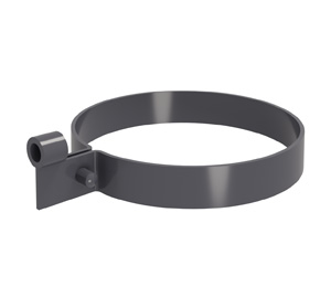 Хомут трубы ПВХ Grand Line Стандарт графит