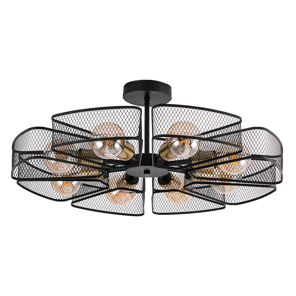 Потолочная люстра Arte Lamp MAASYM A7044PL-8BK в строительном магазине