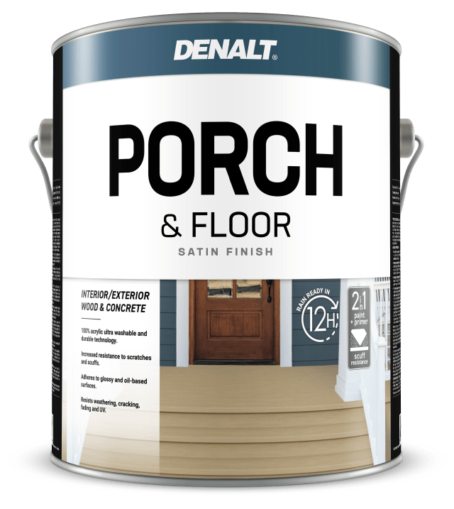 Краска для полов и террас 500 DENALT Porch&Floor акриловая износостойкая полуматовая 3,7 в строительном магазине