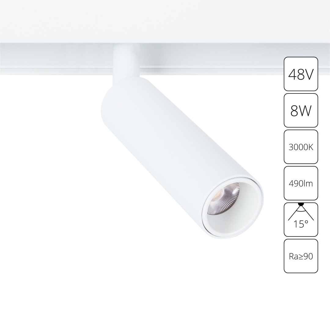 Магнитный трековый светильник Arte Lamp LINEA A4640PL-1WH в строительном магазине