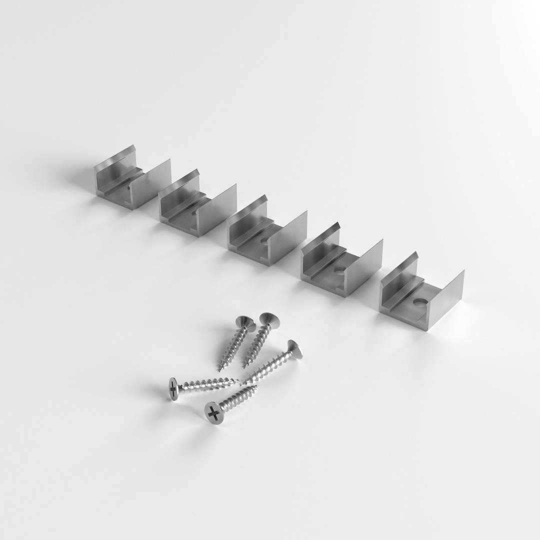 Клипса монтажная для силиконового профиля для светодиодной ленты (5 шт.) Clip LL-2-ALP027 в строительном магазине