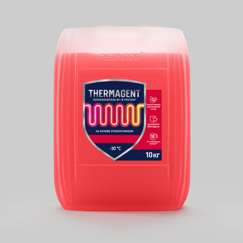 Теплоноситель для электрокотлов THERMAGENT ЭKO -30°С 10 кг в строительном магазине