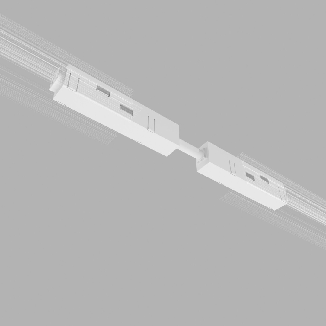 Прямой коннектор и планка Slim Magnetic белый (1 шт.) 85096/00 в строительном магазине