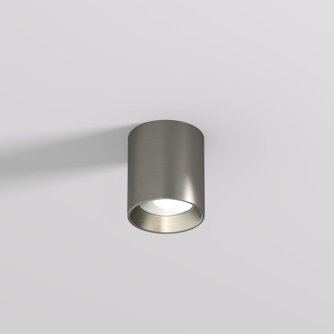 DK2610-DN Накладной светильник SHINE TUBE со светодиодом, D70*H80, IP20, 3000К, 10W, RA?90, темный никель, алюминий в строительном магазине