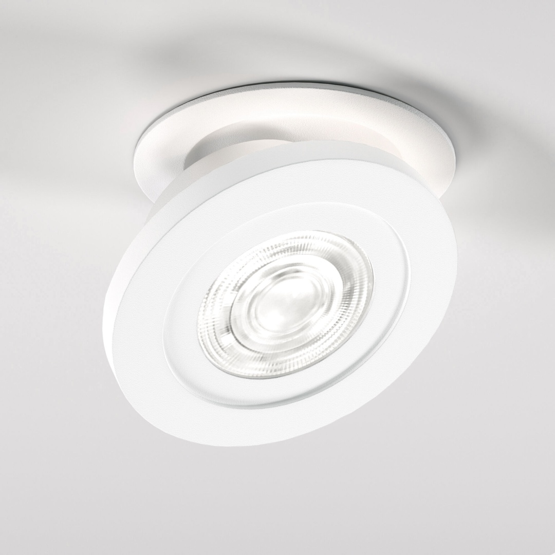 Встраиваемый поворотный светодиодный светильник 6W 4000K белый 25084/LED в строительном магазине