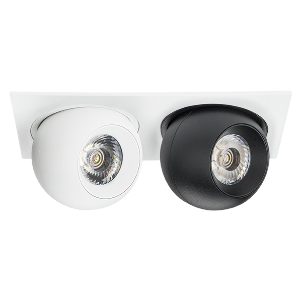 i5266474 Светильник INTERO LED 9W*2 850LM*2 24G БЕЛЫЙ/ЧЕРНЫЙ 4000K (217526+217064+217074) в строительном магазине