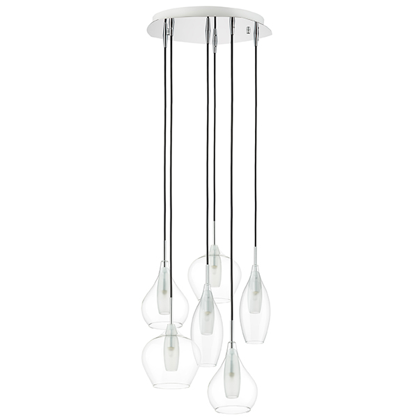 803061 Подвес PENTOLA 6х25W G9 ХРОМ/ПРОЗРАЧНЫЙ в строительном магазине