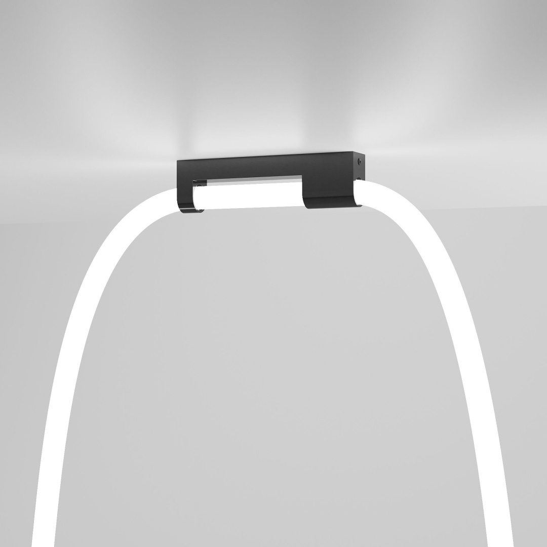 Накладные крепления для круглого гибкого неона Full light черный FL 28161 в строительном магазине