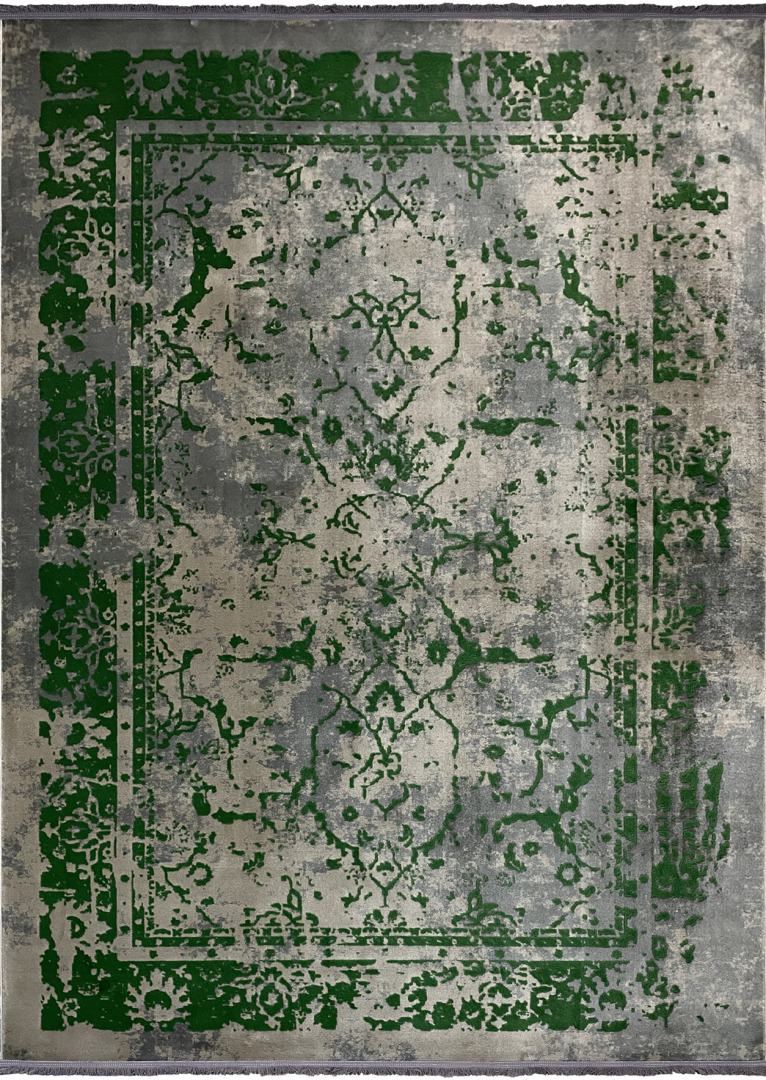 Ковер ELEGANT 2657 SILVER/GREEN в строительном магазине