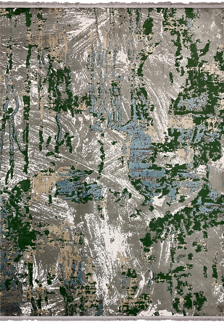Ковер ELEGANT 2536 SILVER/GREEN в строительном магазине