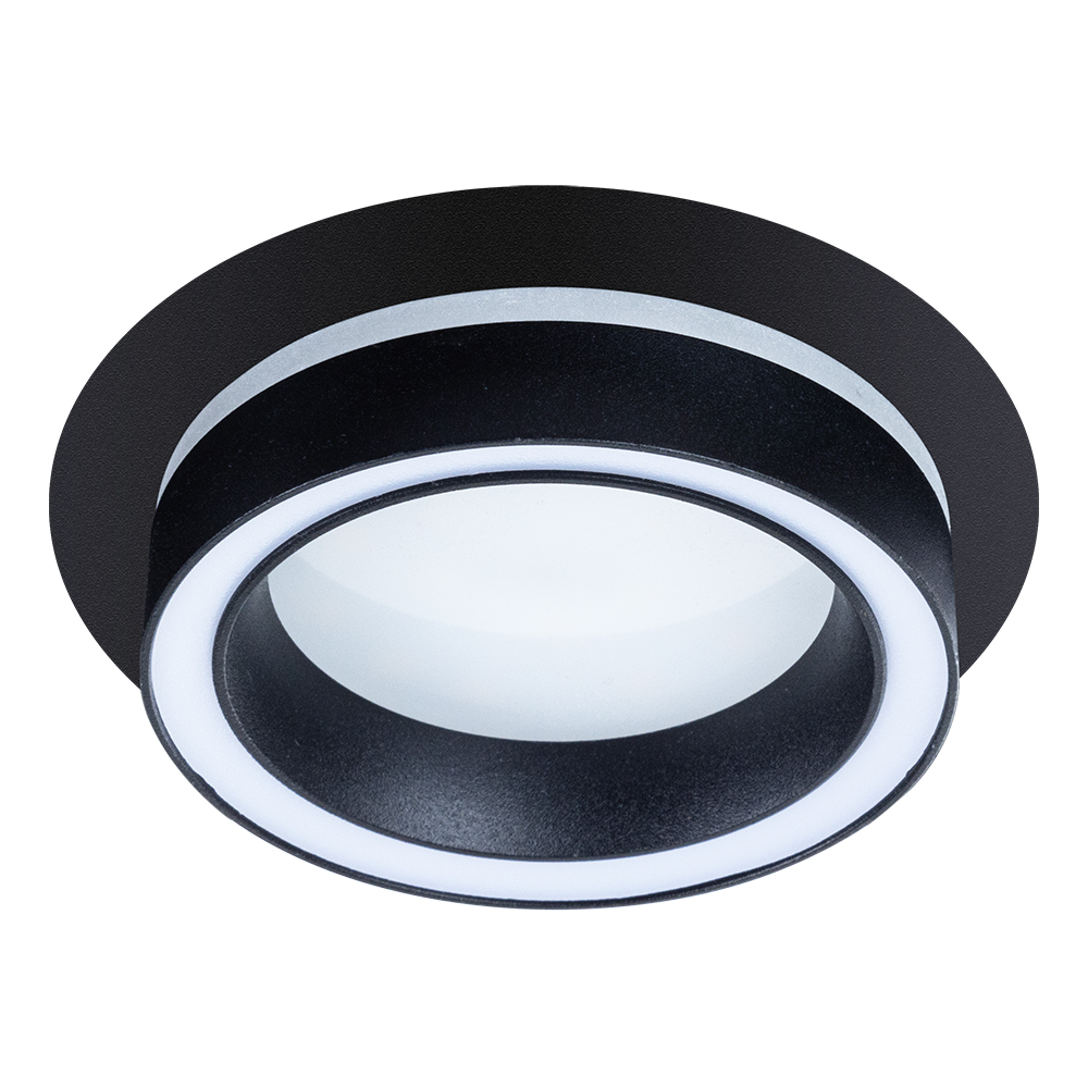 Точечный встраиваемый светильник Arte Lamp ATIK A4513PL-1BK в строительном магазине