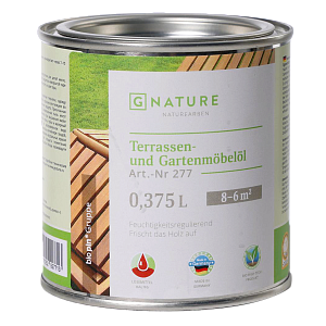 Масло для террас и садовой мебели G Nature 277 (Джи Натур) 0,375л в строительном магазине