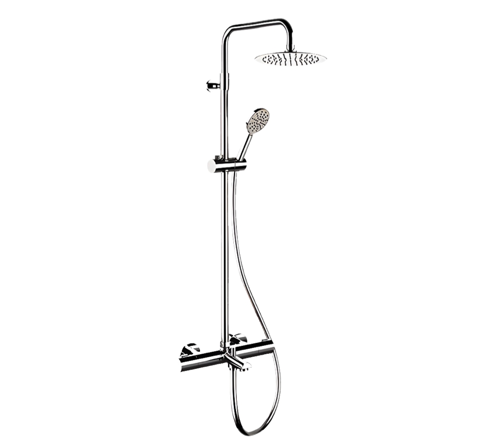 Душевая система термостатическая с изливом Remer EQ34A8MPUFM25G в строительном магазине